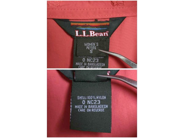 エルエルビーン ナイロン アノラック パーカー ジャケット レディース S / プルオーバー パッカブル ハーフジップ マウンテンパーカー 薄手