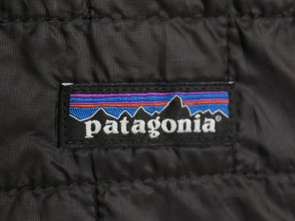 パタゴニア ナノ パフ ベスト メンズ L / 19年製 中綿 ナイロン キルティング フルジップ 重ね着 前開き パッカブル 企業 シンプル 軽量 黒