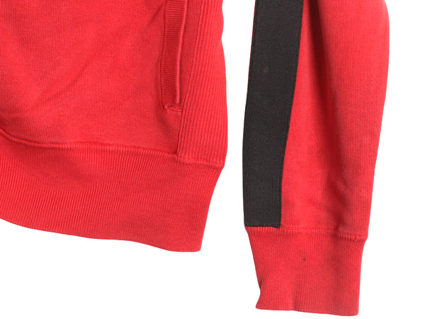 90s ポロ ラルフローレン トラック ジャケット メンズ M 程 オールド フルジップ コットン ニット スウェット ブルゾン リブ編み セーター