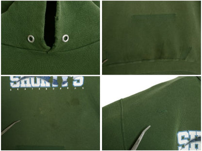 90s USA製 ☆ ショーティーズ スウェット パーカー メンズ L / オールド 当時物 ストリート スケート スケボー ヘビーウェイト 裏起毛 緑