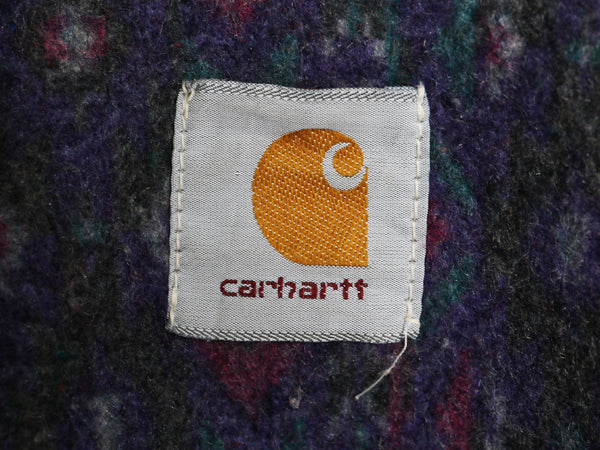  90s USA製 ★ カーハート ブラック デニム アクティブ ジャケット メンズ XL オールド サウスウエスト ブランケット ライナー付き 廃盤 黒