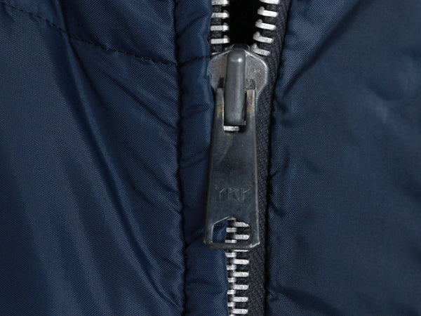 80s USA製 ★ チャンピオン スパーク プラグ ナイロン レーシング ジャケット メンズ L ヴィンテージ 企業物 中綿 キルティング フルジップ