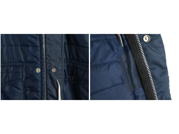 80s USA製 ★ チャンピオン スパーク プラグ ナイロン レーシング ジャケット メンズ L ヴィンテージ 企業物 中綿 キルティング フルジップ