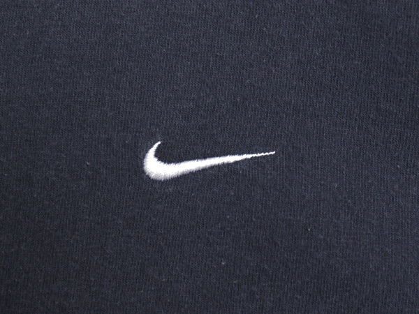 00s ナイキ スモール スウッシュ 刺繍 半袖 Tシャツ メンズ XXL オールド ヘビーウェイト コットン ワンポイント カットソー 大きいサイズ