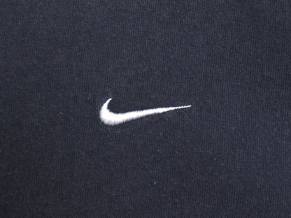00s ナイキ スモール スウッシュ 刺繍 半袖 Tシャツ メンズ XXL オールド ヘビーウェイト コットン ワンポイント カットソー 大きいサイズ