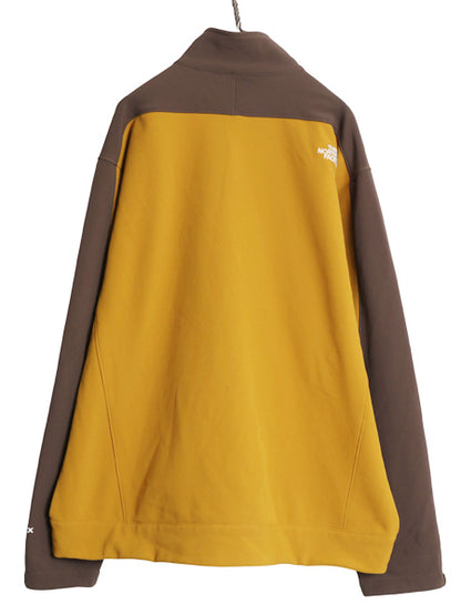 US企画 ノースフェイス APEX ソフトシェル ジャケット メンズ XXL / アウトドア ストレッチ 裏 フリース フルジップ ブルゾン 大きいサイズ