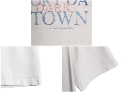 90s USA製 ブルース スプリングスティーン イラスト プリント Tシャツ メンズ L オールド 両面 オフィシャル ロック バンド ALL SPORT 白