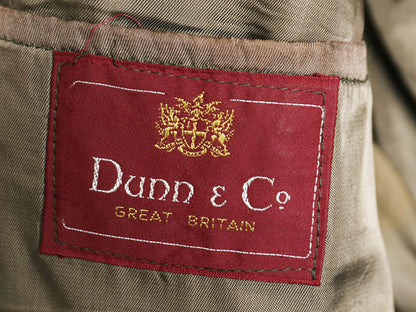 70s DUNN&Co ハリスツイード テーラード ジャケット メンズ XL 古着 旧タグ ヴィンテージ ブレザー ダン社 イギリス製 厚手 ヘビーウェイト