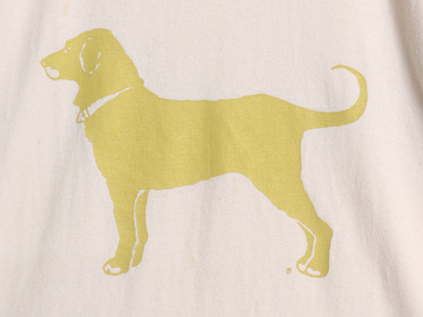 90s USA製 The Black Dog ドッグ イラスト プリント Tシャツ メンズ レディース S / オールド キャラクター アニマル アート グラフィック