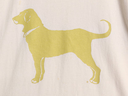 90s USA製 The Black Dog ドッグ イラスト プリント Tシャツ メンズ レディース S / オールド キャラクター アニマル アート グラフィック