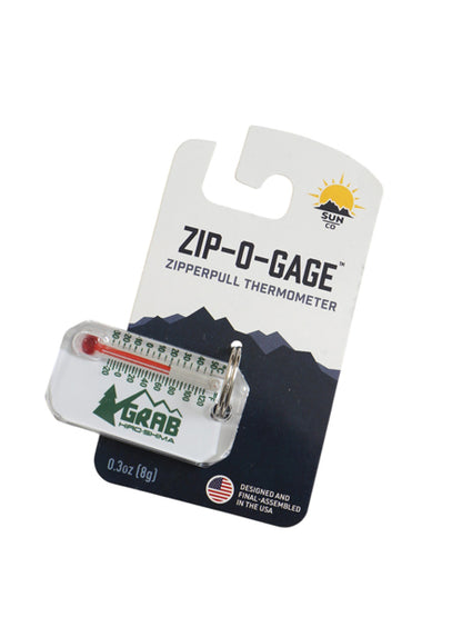 GRAB オリジナル SUN CO 別注 USA製 ZIP-O-GAGE / 新品 未使用 小物 温度計 キーホルダー ロゴ アウトドア ジップオーゲージ 登山 キャンプ