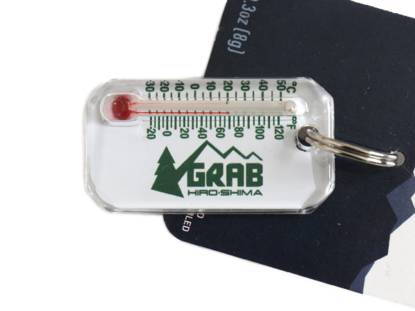 GRAB オリジナル SUN CO 別注 USA製 ZIP-O-GAGE / 新品 未使用 小物 温度計 キーホルダー ロゴ アウトドア ジップオーゲージ 登山 キャンプ