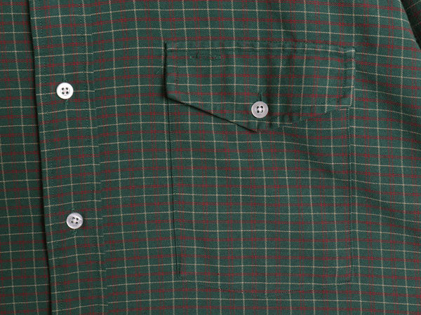80s USA製 エルエルビーン チェック 半袖 ボタンダウン シャツ メンズ XL 程/ ヴィンテージ コットン ポリ オックスフォード 大きいサイズ