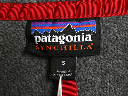 パタゴニア ライトウェイト シンチラ スナップT メンズ S 古着 15年製 アウトドア フリース プルオーバー ジャケット ブルゾン ハイネック