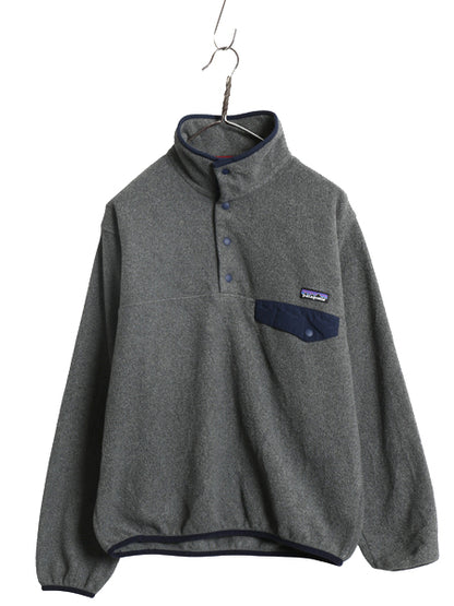 パタゴニア ライトウェイト シンチラ スナップT メンズ S 古着 15年製 アウトドア フリース プルオーバー ジャケット ブルゾン ハイネック