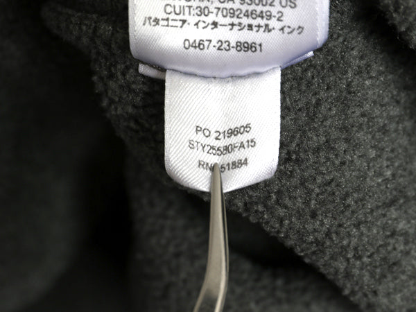 パタゴニア ライトウェイト シンチラ スナップT メンズ S 古着 15年製 アウトドア フリース プルオーバー ジャケット ブルゾン ハイネック