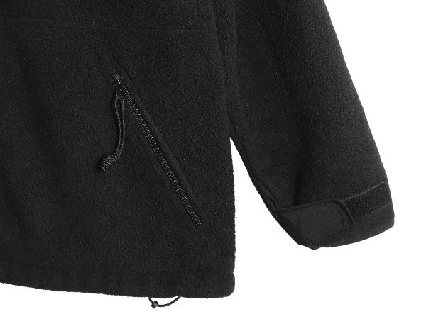 米軍実物 ECWCS GEN2 フルジップ フリース ジャケット メンズ M / ミリタリー アーミー ブルゾン 軍物 黒  無地 ポーラテック ハイネック