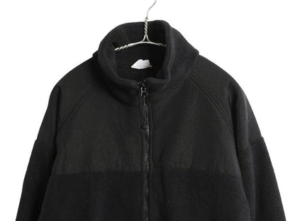 米軍実物 ECWCS GEN2 フルジップ フリース ジャケット メンズ M / ミリタリー アーミー ブルゾン 軍物 黒  無地 ポーラテック ハイネック