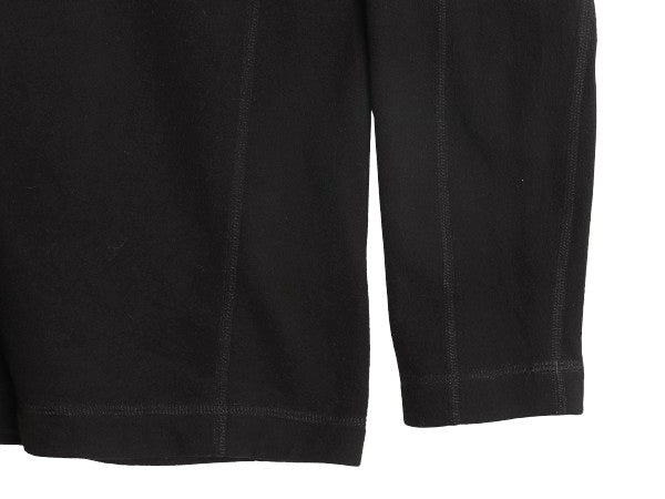 パタゴニア マイクロD ハーフジップ フリース プルオーバー メンズ L / 19年製 アウトドア ロンT 長袖 Tシャツ ハイネック ブラック 企業物