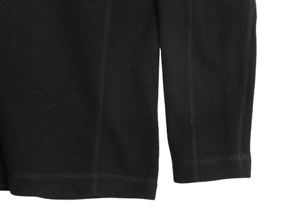 パタゴニア マイクロD ハーフジップ フリース プルオーバー メンズ L / 19年製 アウトドア ロンT 長袖 Tシャツ ハイネック ブラック 企業物