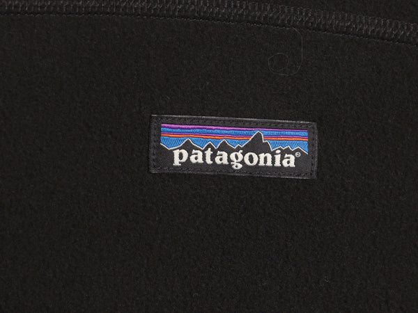 パタゴニア マイクロD ハーフジップ フリース プルオーバー メンズ L / 19年製 アウトドア ロンT 長袖 Tシャツ ハイネック ブラック 企業物