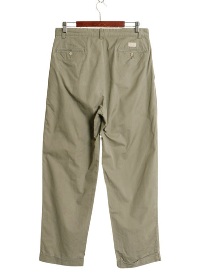 90s ポロ ラルフローレン チノ パンツ メンズ 実寸 33 30 / オールド HAMMOND PANT スラックス ツータック ストレート コットン ポプリン