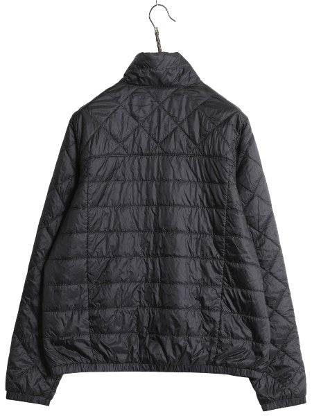 パタゴニア 中綿 キルティング ジャケット レディース L 20年製 アウトドア ナイロン ブルゾン ジャンパー フルジップ ハイネック ブラック