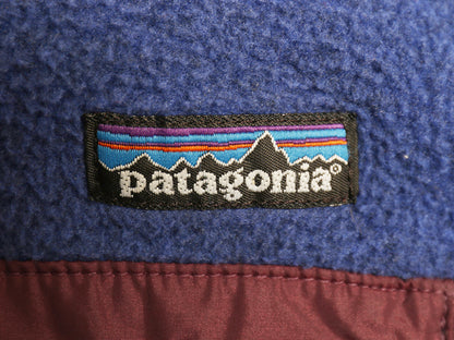 90s USA製 ★ パタゴニア シンチラ スナップT メンズ XL 96年製 オールド アウトドア フリース ジャケット ハイネック ブルー 大きいサイズ