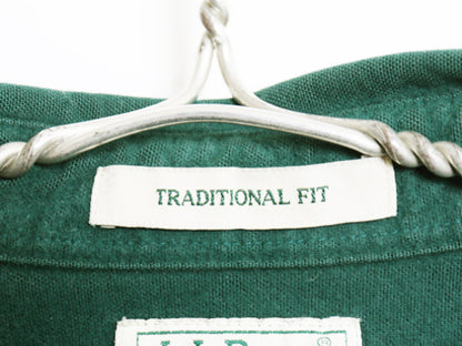 エルエルビーン シャモア クロス 長袖 シャツ メンズ M ネルシャツ TRADITIONAL FIT ヘビーウェイト コットン ポケット付き 無地 グリーン