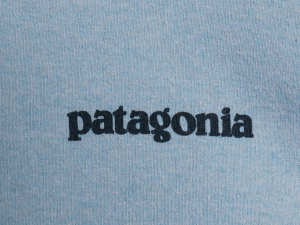 パタゴニア 両面 プリント 半袖 Tシャツ メンズ L / 19年製 アウトドア P6 ボックスロゴ バックプリント クルーネック カットソー シンプル