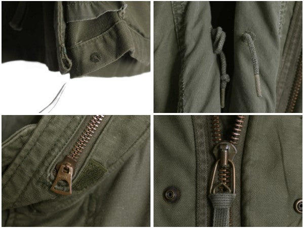 70s ALPHA 社製 米軍実物 US ARMY M-65 フィールド ジャケット SMALL SHORT / 79年製 ヴィンテージ ミリタリー 3rd 軍物 ブラス ジャンパー