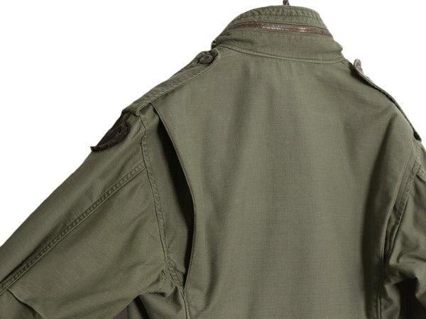 70s ALPHA 社製 米軍実物 US ARMY M-65 フィールド ジャケット SMALL SHORT / 79年製 ヴィンテージ ミリタリー 3rd 軍物 ブラス ジャンパー