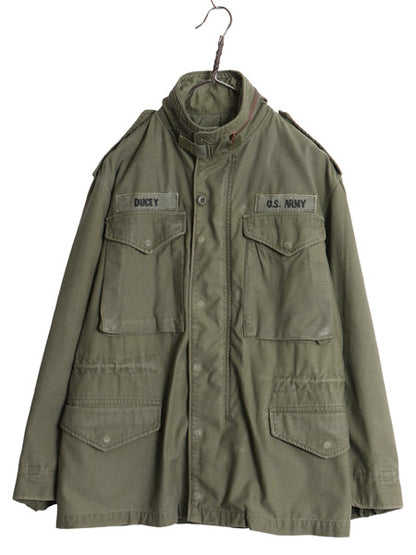 70s ALPHA 社製 米軍実物 US ARMY M-65 フィールド ジャケット SMALL SHORT / 79年製 ヴィンテージ ミリタリー 3rd 軍物 ブラス ジャンパー