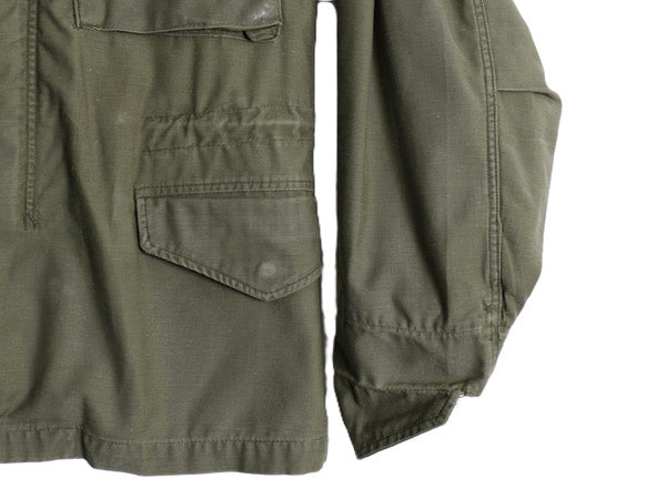 70s ALPHA 社製 米軍実物 US ARMY M-65 フィールド ジャケット SMALL SHORT / 79年製 ヴィンテージ ミリタリー 3rd 軍物 ブラス ジャンパー