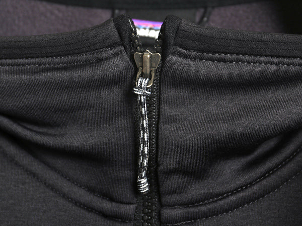 パタゴニア R1 デイリー ジャケット メンズ М / アウトドア レギュレーター フルジップ ストレッチ 裏 フリース ワンポイント 企業 濃灰