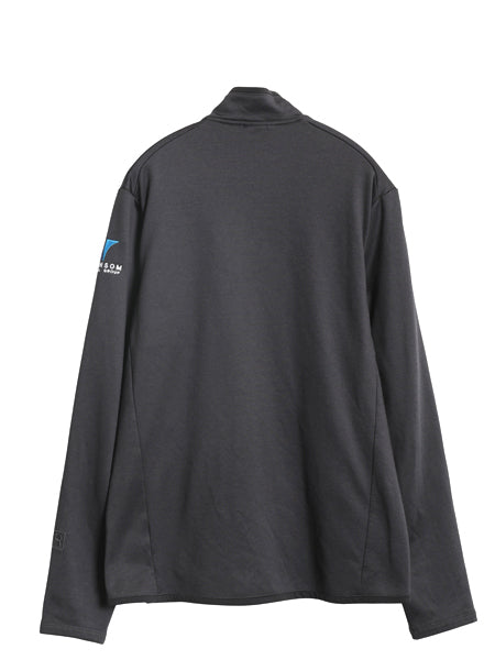 パタゴニア R1 デイリー ジャケット メンズ М / アウトドア レギュレーター フルジップ ストレッチ 裏 フリース ワンポイント 企業 濃灰