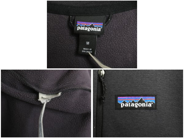 パタゴニア R1 デイリー ジャケット メンズ М / アウトドア レギュレーター フルジップ ストレッチ 裏 フリース ワンポイント 企業 濃灰