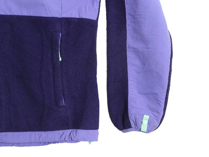 ノースフェイス フード付き デナリ ジャケット レディース L / アウトドア フリース ナイロン パーカー ジャンパー フルジップ ブルゾン 紫