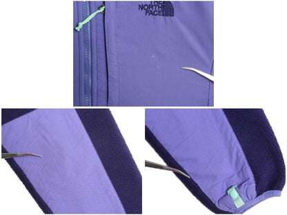 ノースフェイス フード付き デナリ ジャケット レディース L / アウトドア フリース ナイロン パーカー ジャンパー フルジップ ブルゾン 紫