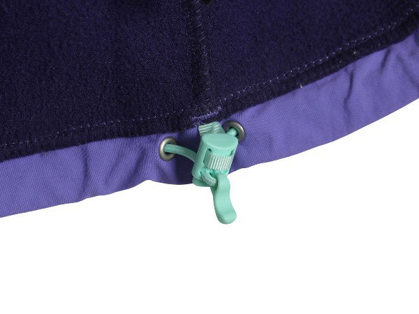 ノースフェイス フード付き デナリ ジャケット レディース L / アウトドア フリース ナイロン パーカー ジャンパー フルジップ ブルゾン 紫