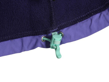 ノースフェイス フード付き デナリ ジャケット レディース L / アウトドア フリース ナイロン パーカー ジャンパー フルジップ ブルゾン 紫