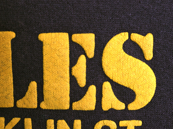 90s USA製 全面 プリント スウェット フード パーカー メンズ L オールド トレーナー ハーレー バイク スカル ファイヤー 黒 企業物 裏起毛