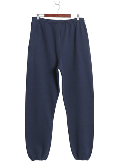 90s ラッセル 無地 スウェット パンツ メンズ レディース XXL オールド / 裏起毛 トレーナー イージーパンツ ポケット付き 大きいサイズ 紺