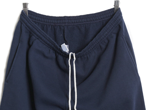 90s ラッセル 無地 スウェット パンツ メンズ レディース XXL オールド / 裏起毛 トレーナー イージーパンツ ポケット付き 大きいサイズ 紺