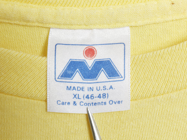 80s USA製 CB SPORTS イラスト プリント 長袖 Tシャツ メンズ L 程 ヴィンテージ ロンT サーフ サーファー グラフィック シングルステッチ