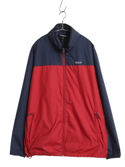 パタゴニア ライト & バリアブル ジャケット メンズ L 18年製 フルジップ ジャンパー ウインドブレーカー ブルゾン 収納 フード パッカブル