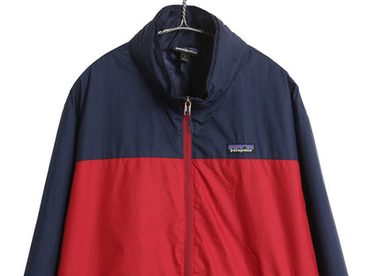 パタゴニア ライト & バリアブル ジャケット メンズ L 18年製 フルジップ ジャンパー ウインドブレーカー ブルゾン 収納 フード パッカブル