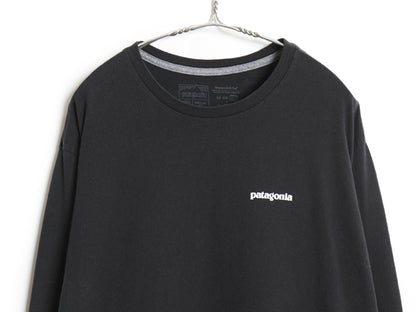 パタゴニア 両面 プリント 長袖Tシャツ メンズ XXL / 21年製 アウトドア ロンT ロングスリーブ バックプリント 大きいサイズ カットソー 黒