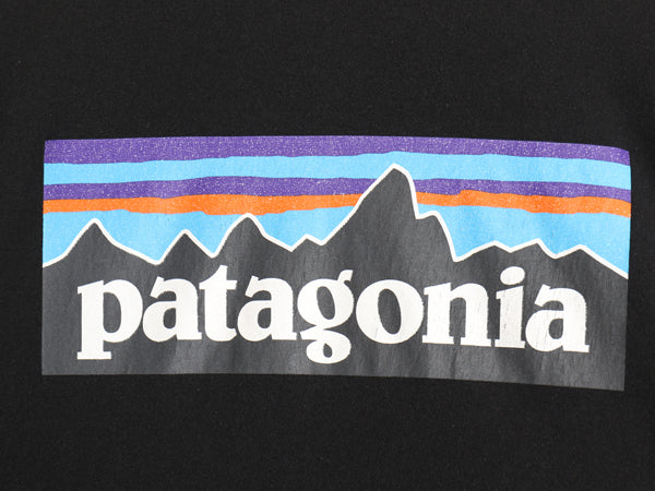 パタゴニア 両面 プリント 長袖Tシャツ メンズ XXL / 21年製 アウトドア ロンT ロングスリーブ バックプリント 大きいサイズ カットソー 黒