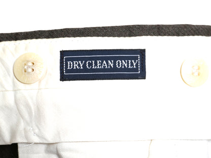 80s ポロ ラルフローレン ウール スラックス パンツ メンズ 実寸 32 31 古着 ヴィンテージ チェック ツータック ストレート TALON カーキ